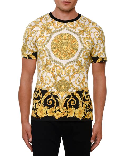 men t-shirt versace|Versace t shirt men's price.